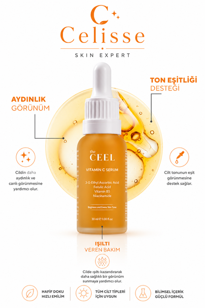 Celisse Glutatyon GEN-C Yoğun Onarıcı C Vitamini Cilt Bakım Serumu
